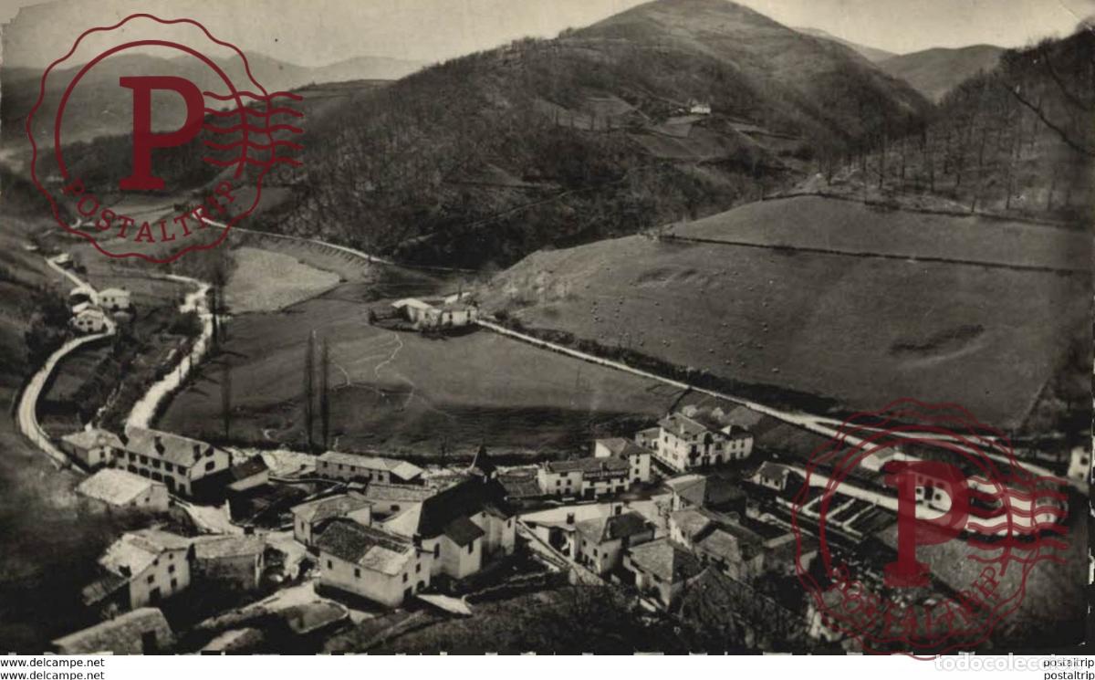 Postales: NAVARRA. CARRETERA DE RONCEVAUX Y PAMPLONA