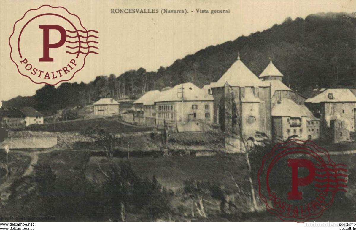 Postales: NAVARRA. RONCESVALLES. VISTA GENERAL