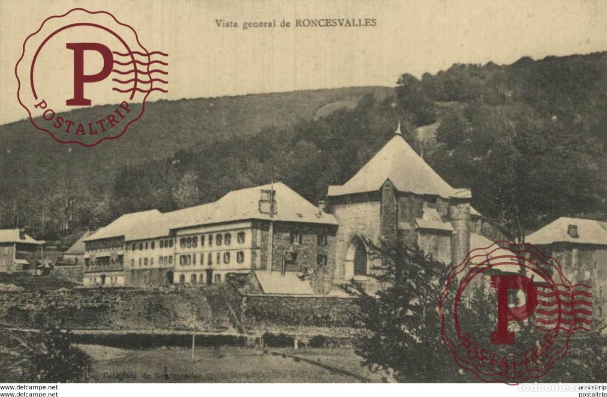 Postales: NAVARRA. RONCESVALLES. VISTA GENERAL
