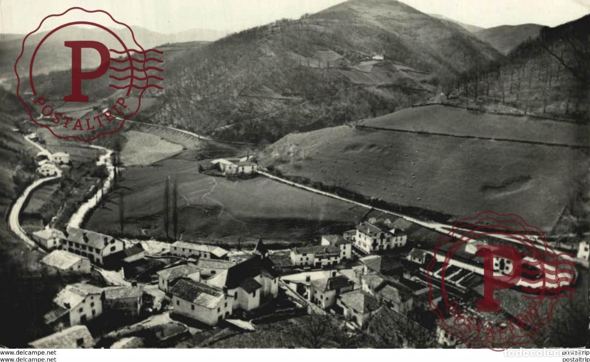Postales: NAVARRA. CARRETERA DE RONCEVAUX Y PAMPLONA