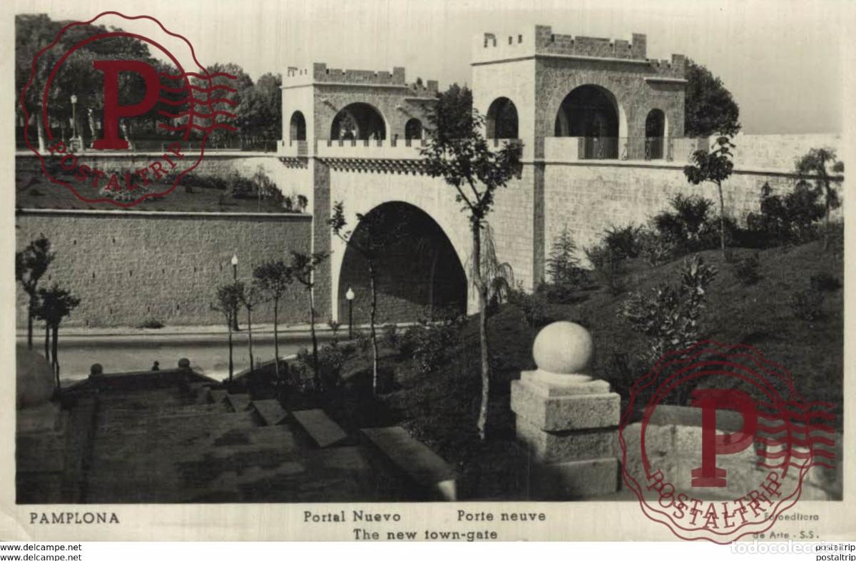 Postales: NAVARRA. PAMPLONA. PORTAL NUEVO