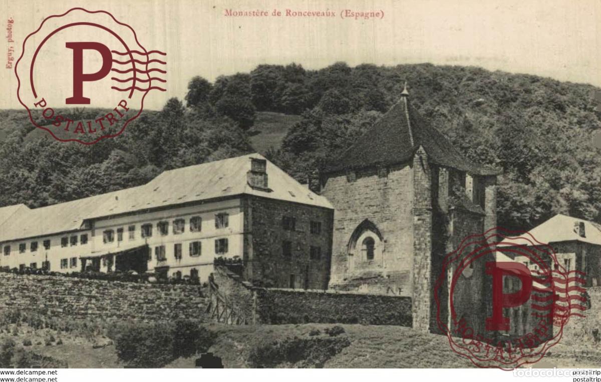 Postales: NAVARRA. RONCESVALLES. MONASTERIO - Foto 1