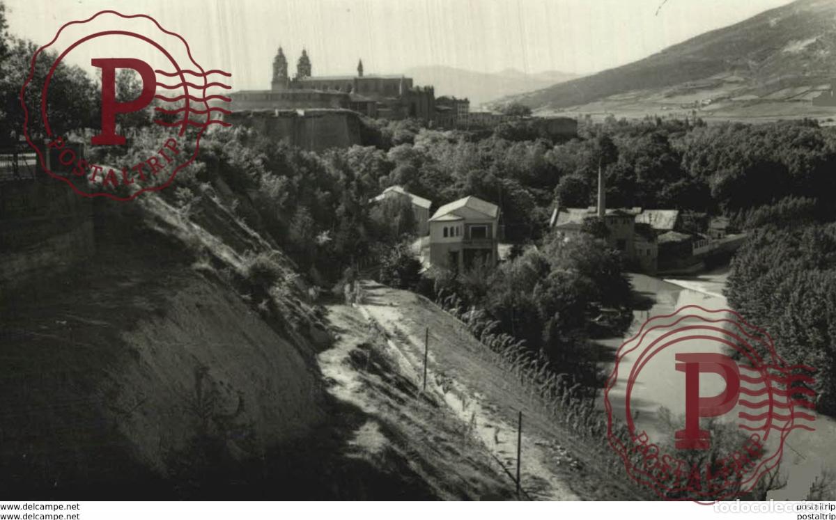 Postkarten: NAVARRA. PAMPLONA. PAISAJE SOBRE EL RIO ARGA