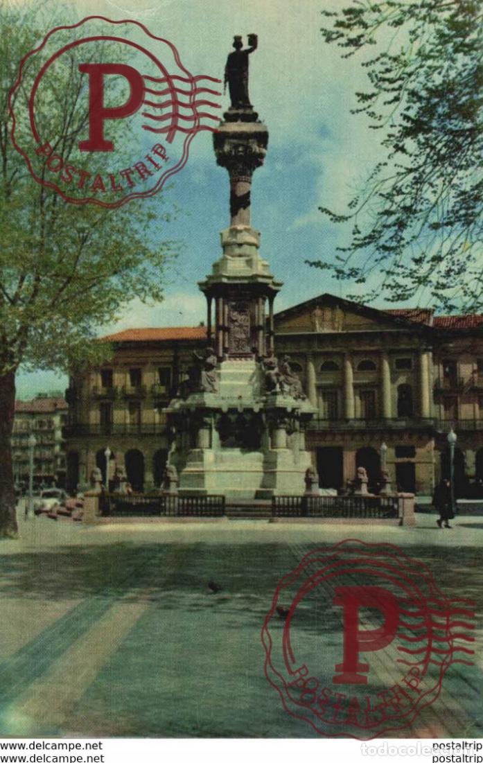 Cartes Postales: NAVARRA. PAMPLONA. MONUMENTO A LOS FUEROS