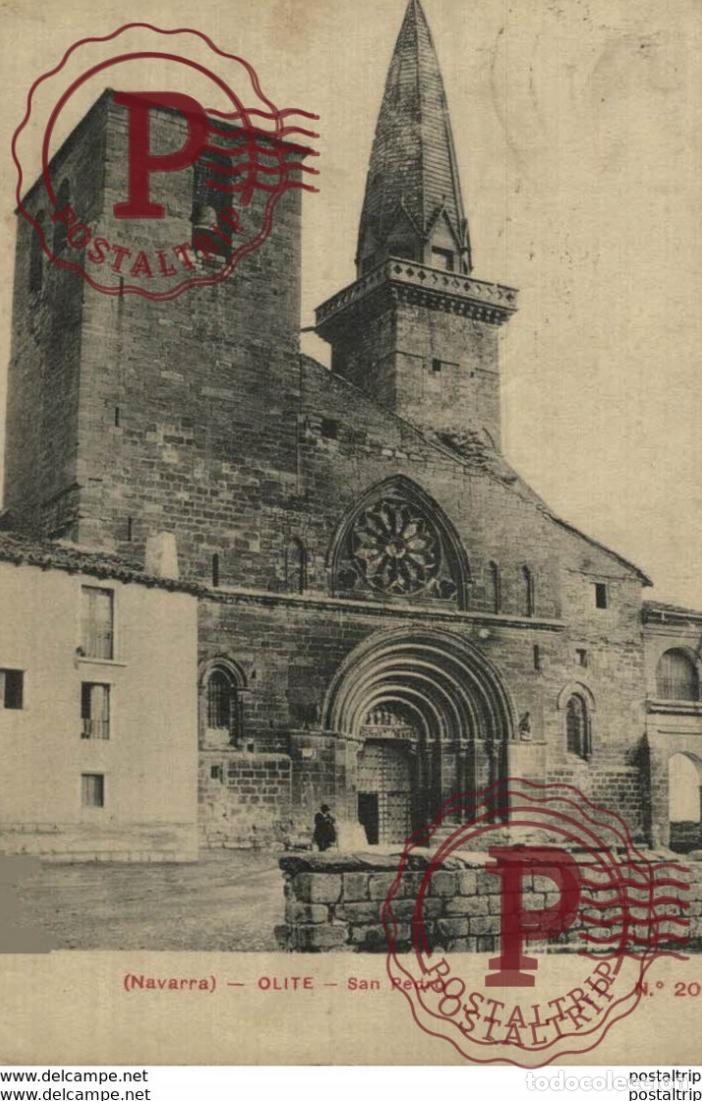 Postales: NAVARRA. OLITE SAN PEDRO