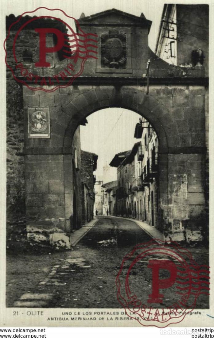 Postales: NAVARRA. OLITE. UNO DE LOS PORTALES