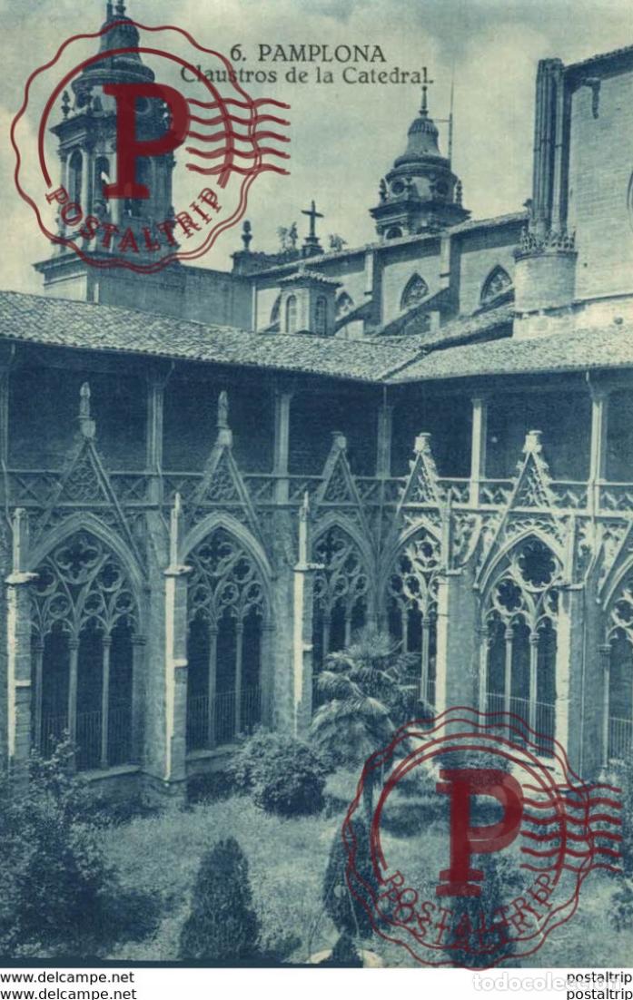 Postales: NAVARRA. PAMPLONA. CATEDRAL. CLAUSTRO