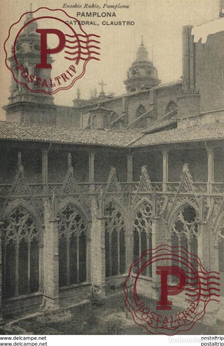 Postales: NAVARRA. PAMPLONA. CATEDRAL. CLAUSTRO