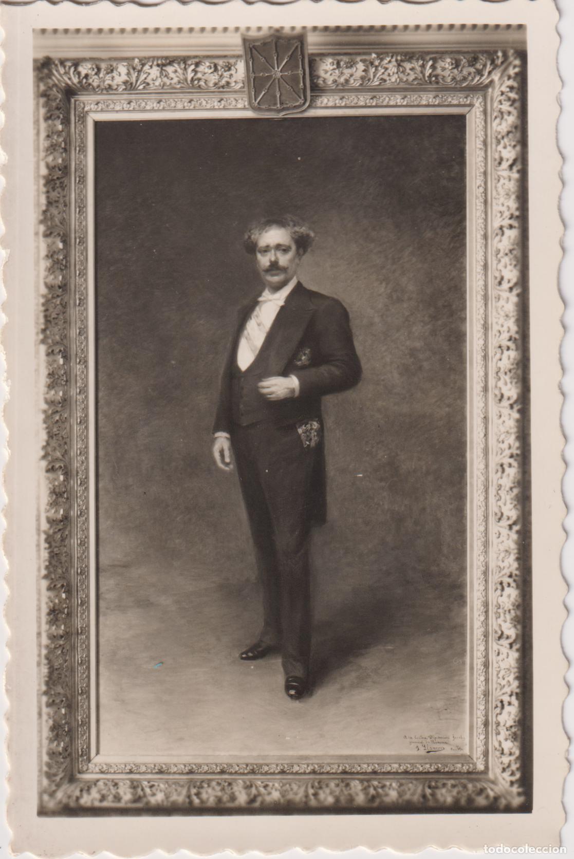 Postais: PAMPLONA, DIPUTACI&Oacute;N, PABLO SARASATE, VIOLINISTA, CUADRO DE LLANECES - EDICIONES ARRIBAS 144 - S/C