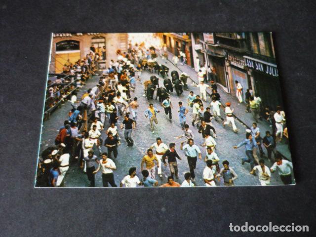 Postais: PAMPLONA SAN FERMIN 1973 PROGRAMA DE FIESTAS TARJETA PUBLICITARIA BANCO DE LA VASCONIA 10.5 X 7.5 CM