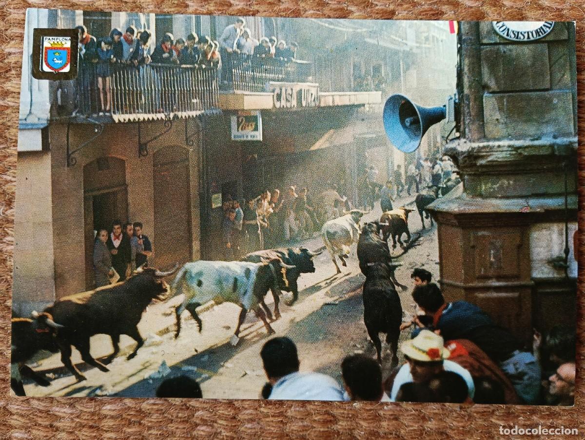 Postales: PAMPLONA - FIESTAS DE SAN FERMIN - ED. DOMINGUEZ
