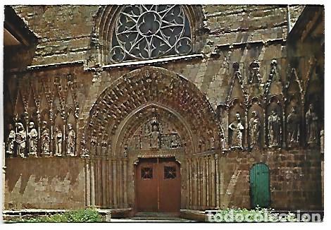 Postales: PORTADA DE SANTA MARIA.- OLITE / NAVARRA - Foto 1
