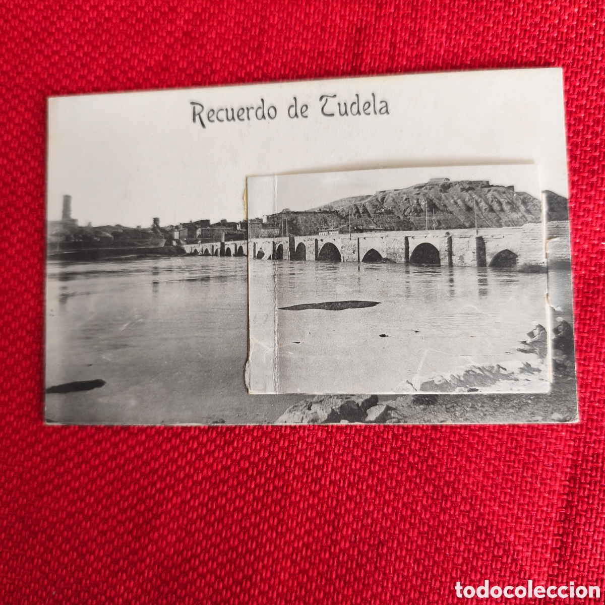 Postales: Postal Recuerdo de Tudela ( Navarra ) 1913 con librillo de 12 vistas