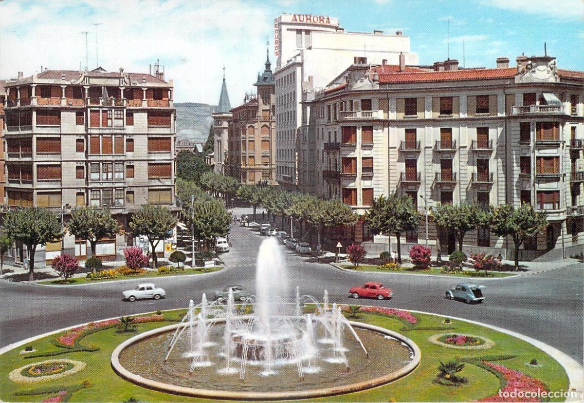 Postales: Postal de la Plaza del Pr&iacute;ncipe de Viana en Pamplona