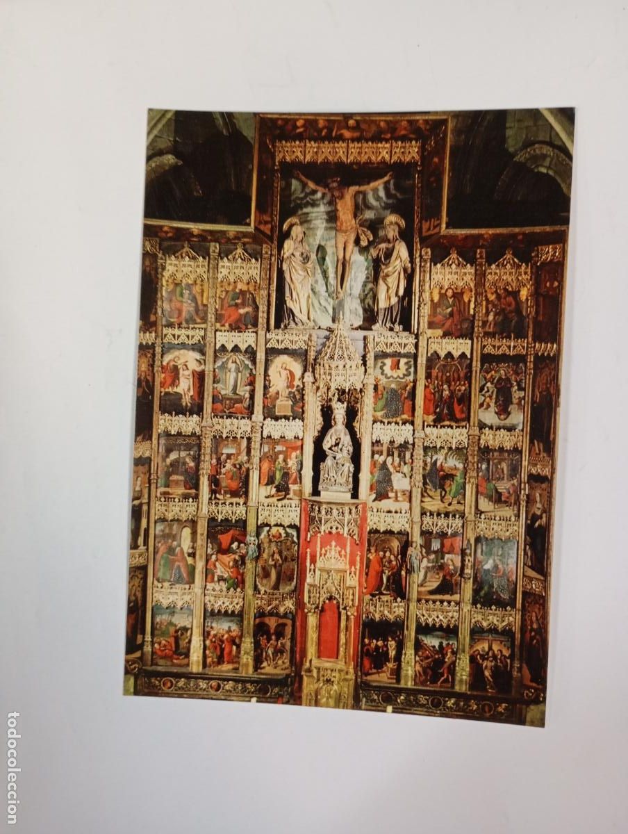 Postales: POSTAL DE OLITE NAVARRA. RETABLO IGLESIA PARROQUIAL. TDKP29V