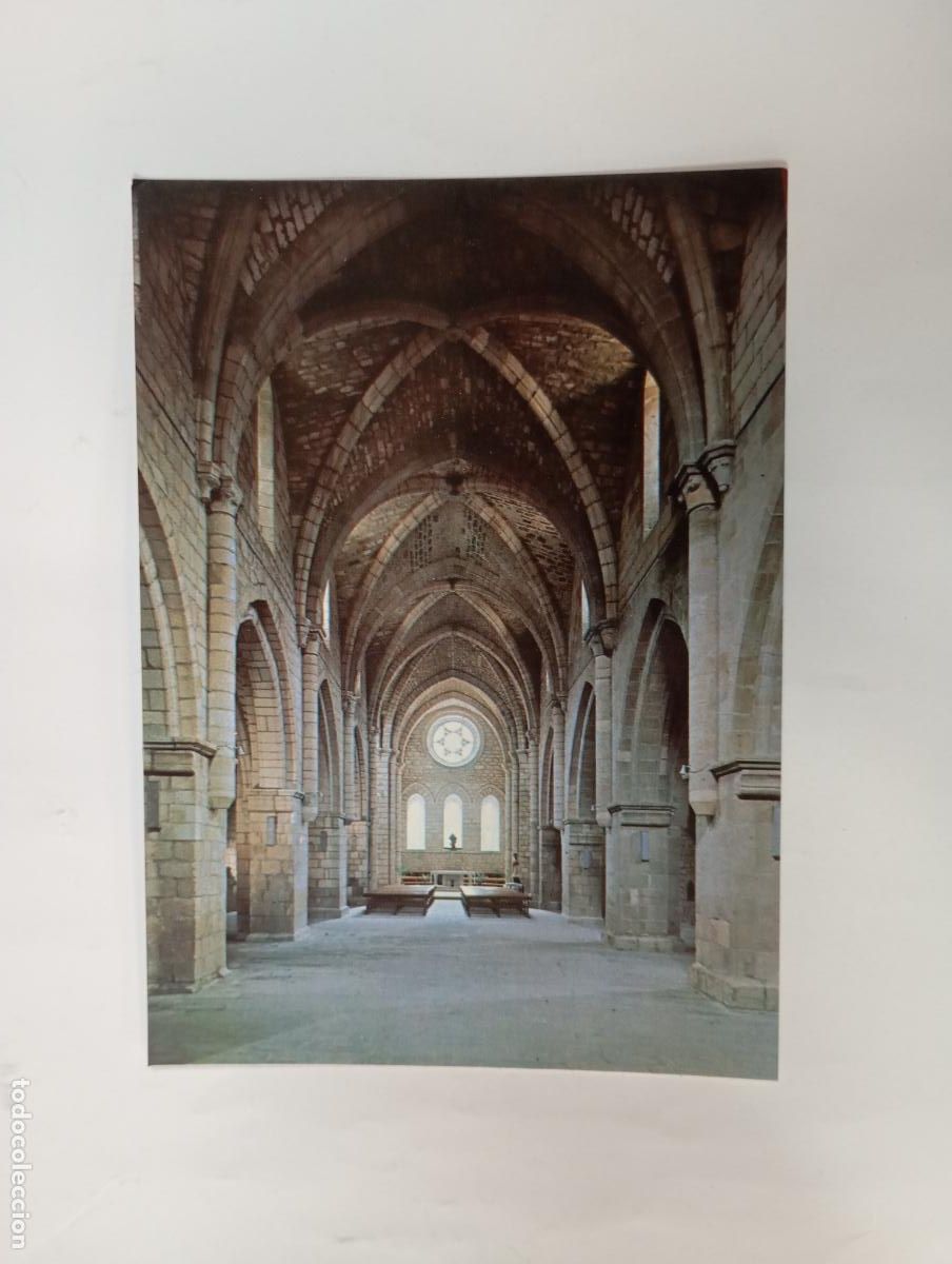 Postales: POSTAL MONASTERIO DE IRANZU. INTERIOR DEL TEMPLO. TDKP29X