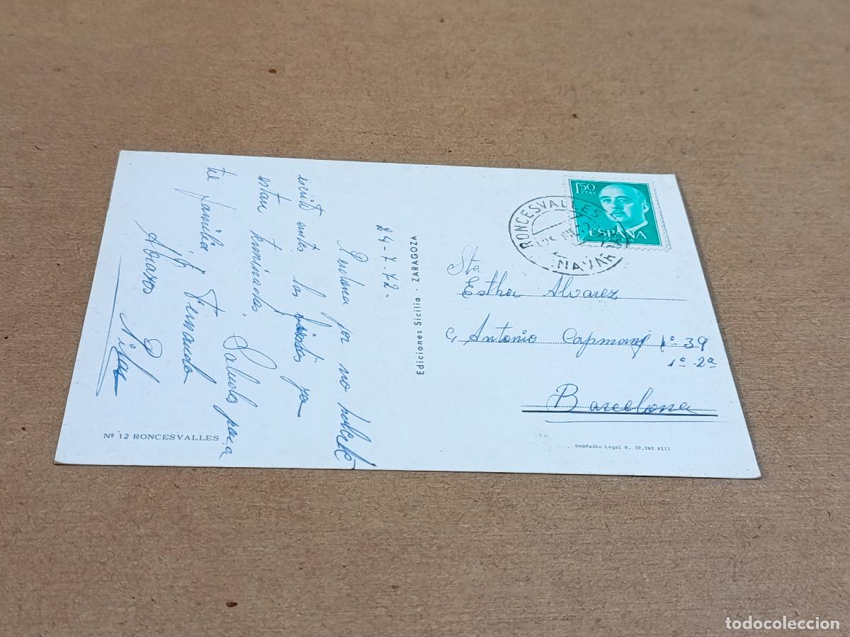 Postales: NAVARRA - POSTAL RONCESVALLES - Foto 2