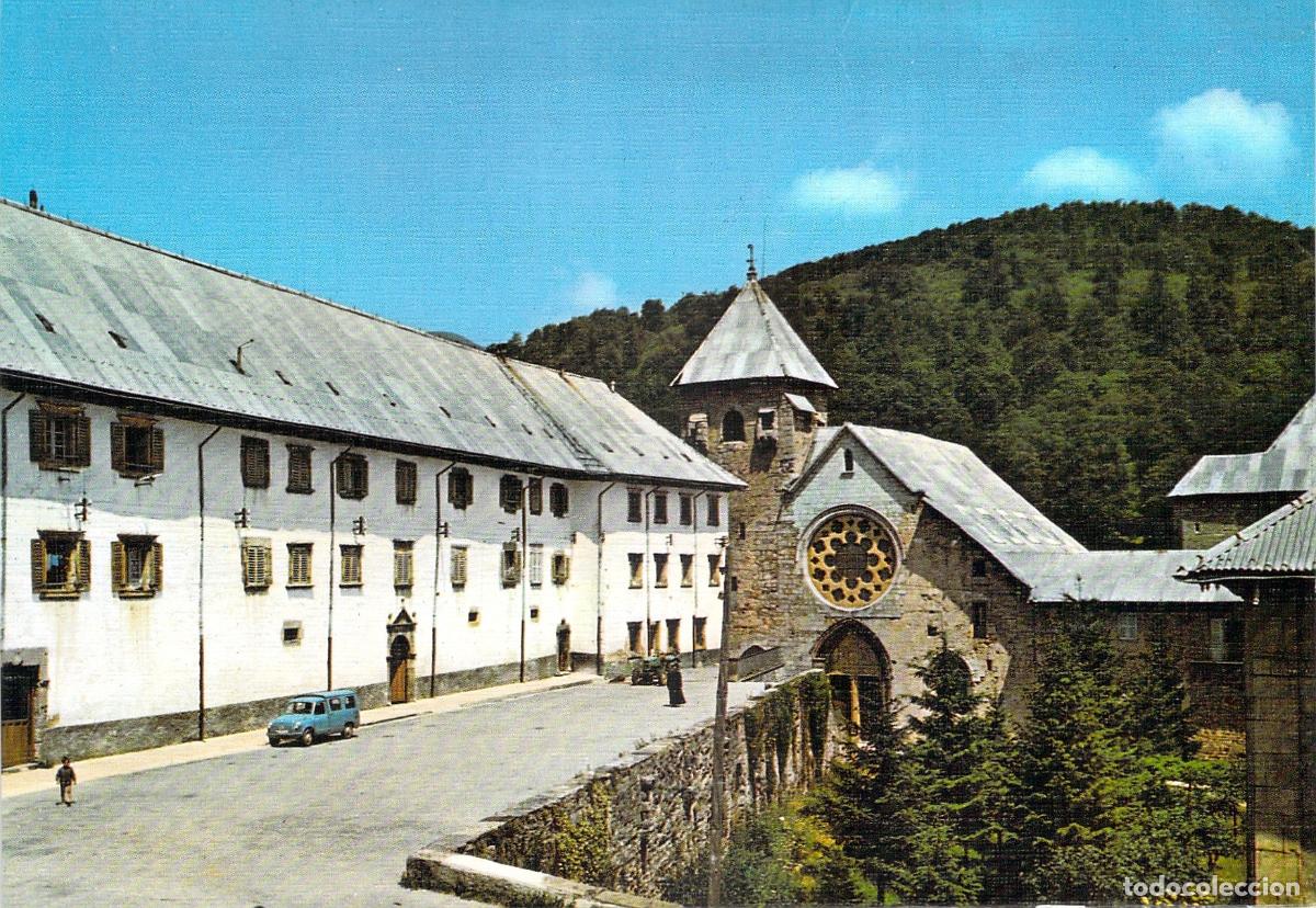 Postales: Postal de Roncesvalles Navarra Exterior de la Iglesia