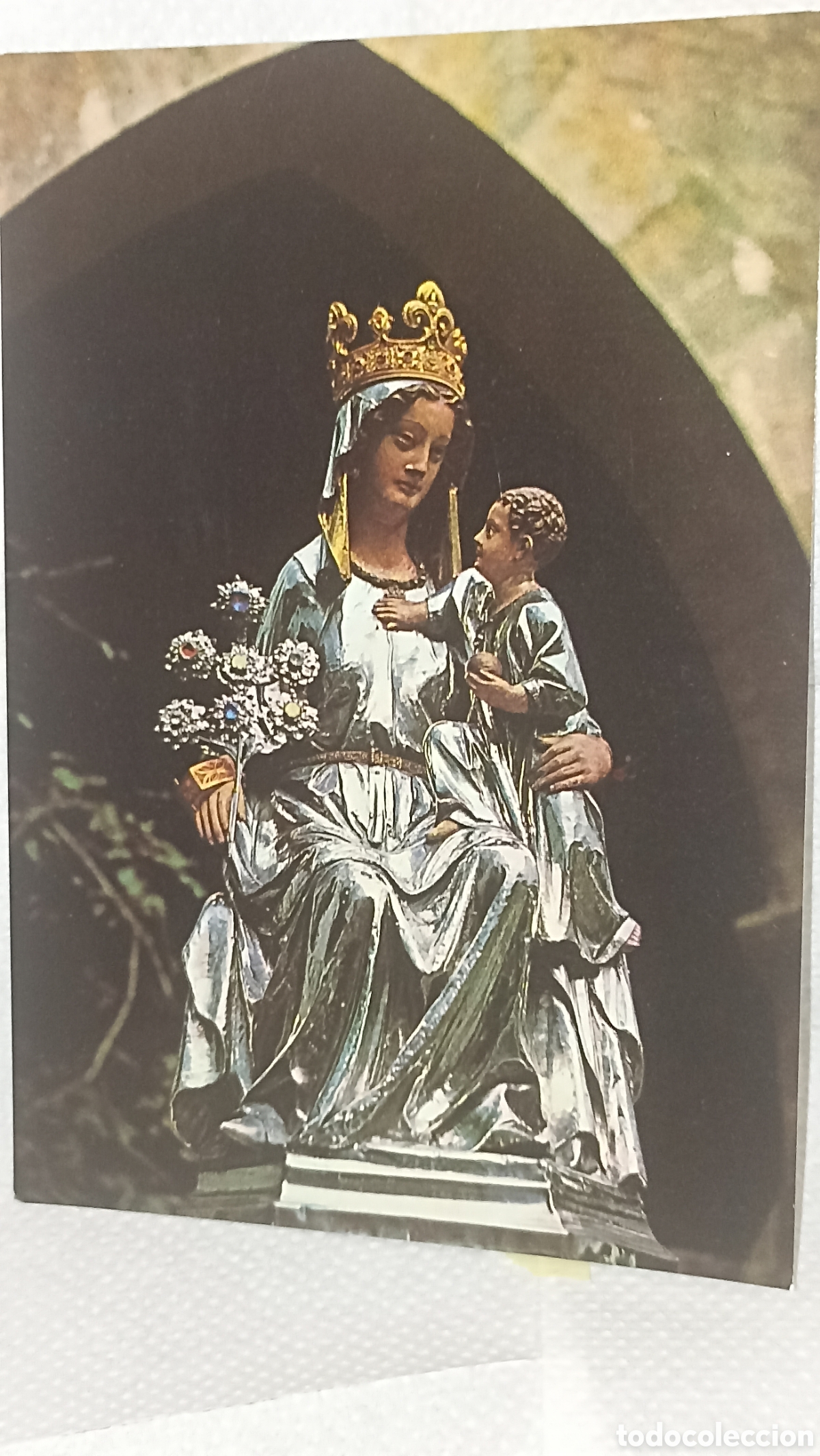 Postales: Roncesvalles Navarra imagen de la se&ntilde;ora de Roncesvalles