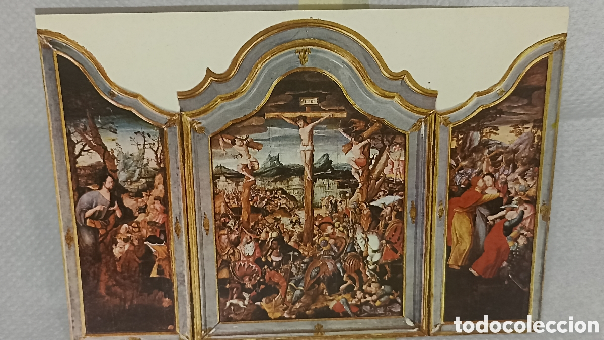 Postales: Roncesvalles Navarra tr&iacute;ptico