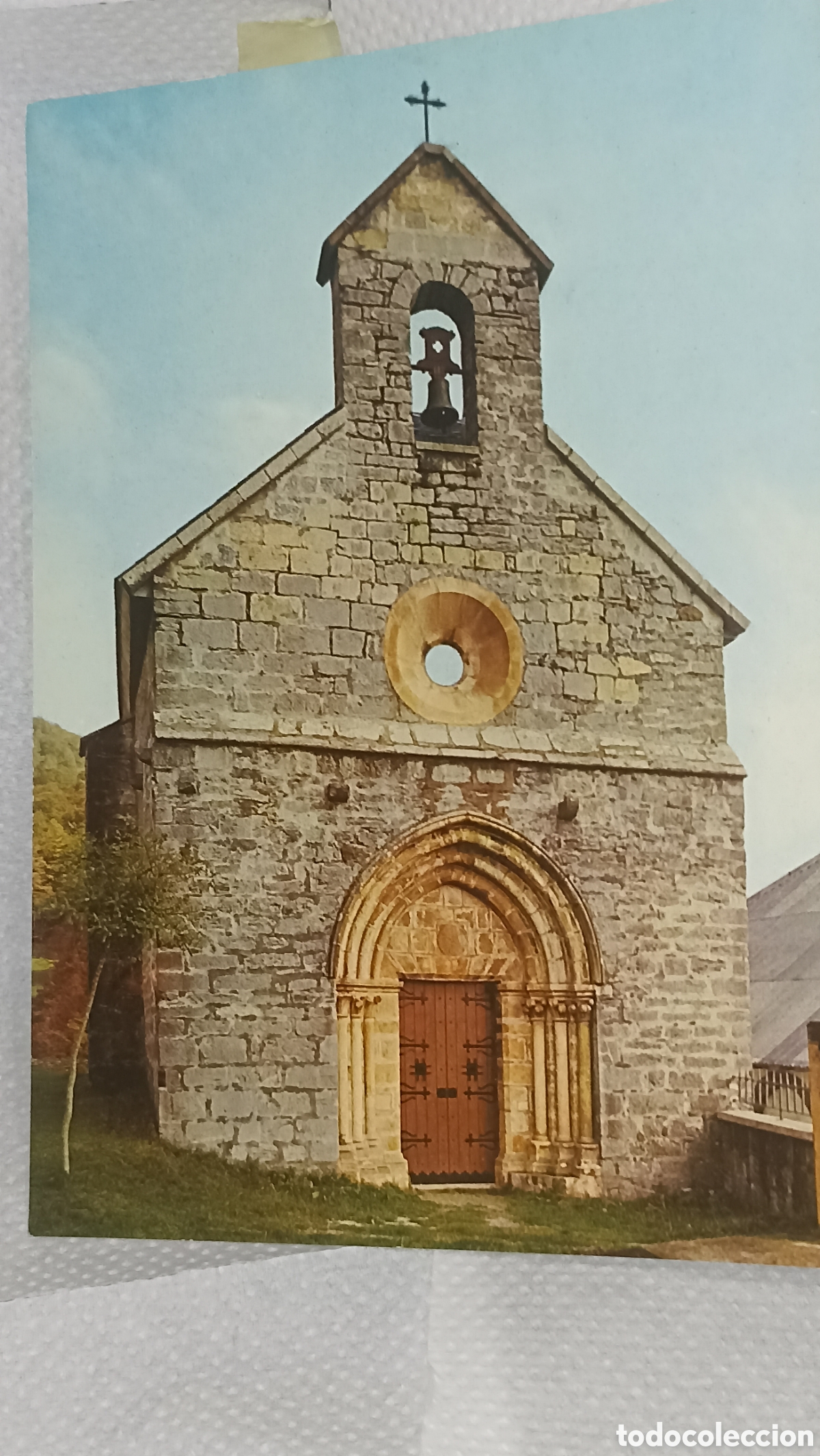 Postales: Roncesvalles Navarra iglesia de los peregrinos