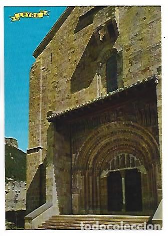 Postales: PUERTA DE LA IGLESIA DE LEYRE, ROMANICO DEL SIGLO XI.- YESA / NAVARRA