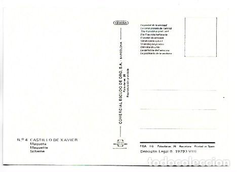 Postales: MAQUETA.- CASTILLO DE XAVIER / NAVARRA - Foto 2