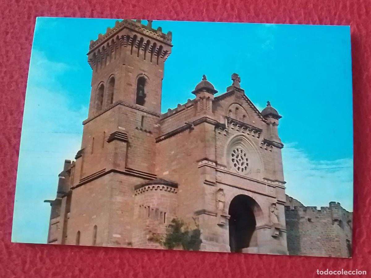 Postales: ANTIGUA POSTAL POST CARD NAVARRA NAVARRE CASTILLO DE SAN JAVIER PUBLICIDAD MODERIN ACNE LAB. UPJOHN.