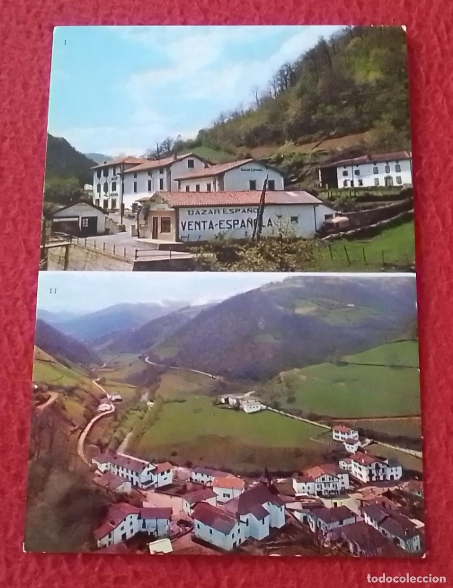 Postales: POSTAL POST CARD NAVARRA NAVARRE VALCARLOS VENTAS BAZAR ESPA&Ntilde;OL ARNEGUY FRONTERA PUERTO DE VELATE...