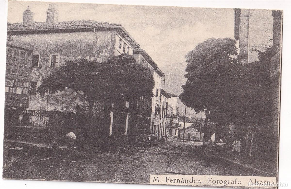 Postales: ALSASUA - CALLE DE SAN JUAN - FOT&middot; M.FERN&Aacute;NDEZ SIN CIRCULAR.