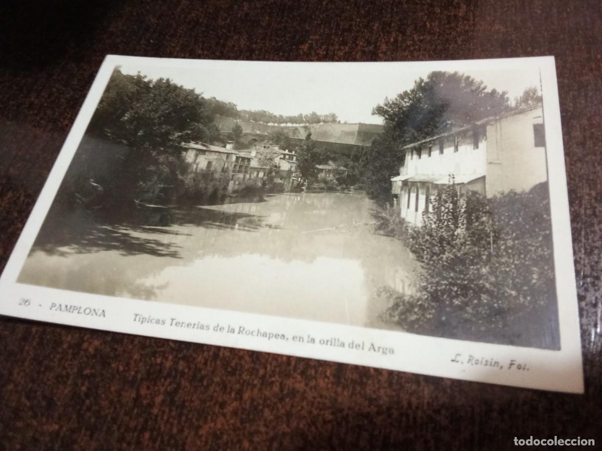 Postales: Pamplona.Tipicas Tenerias de la Rochapea, en la orilla del Argo.
