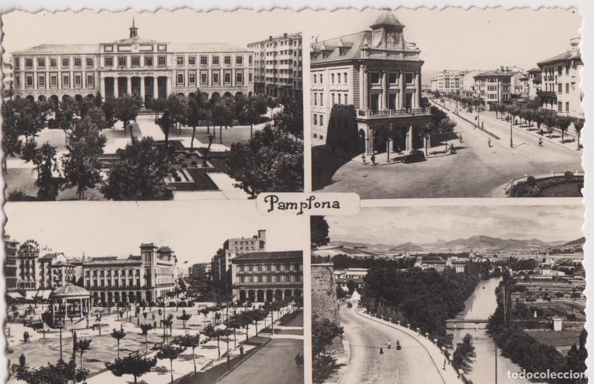 Postales: NAVARRA, PAMPLONA, VARIOS ASPECTOS DE LA CIUDAD - S/C