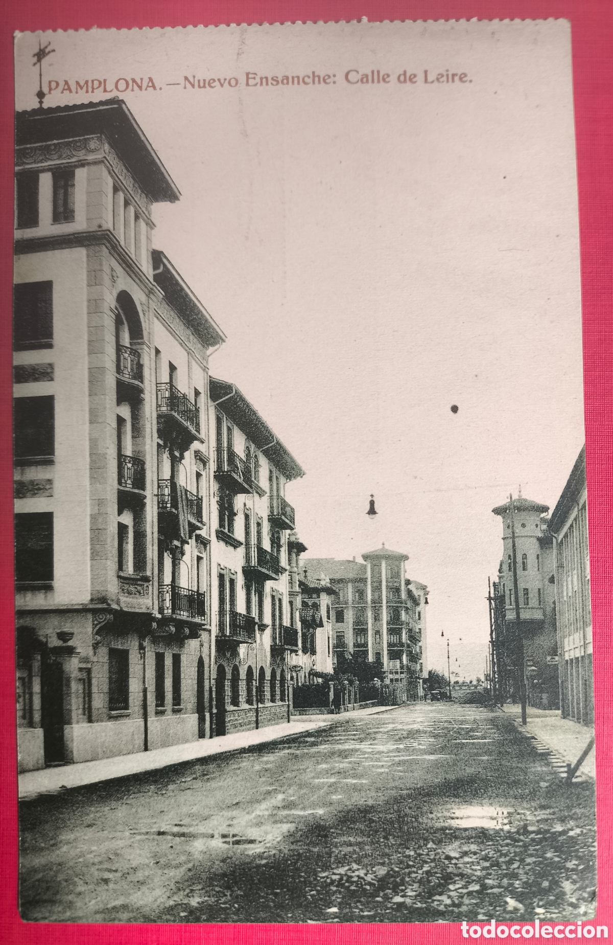 Postales: PAMPLONA CALLE LEIRE POSTAL FOTOTIPIA NAVARRA C. 1915