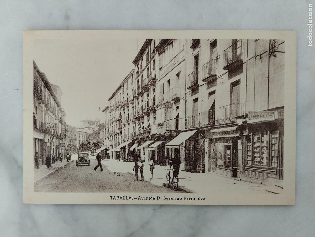 Postales: TAFALLA NAVARRA AVENIDA D. SEVERINO FERN&Aacute;NDEZ