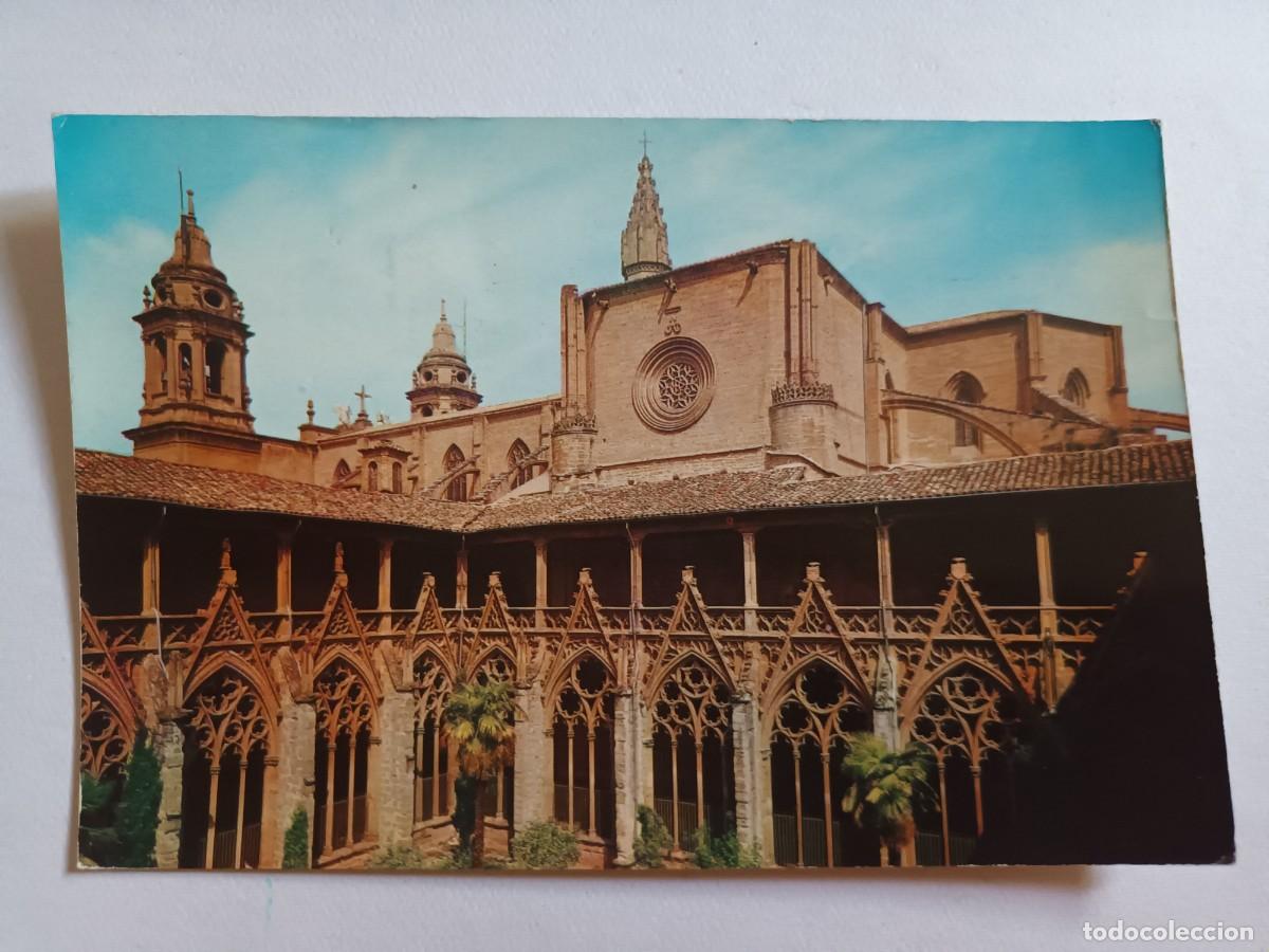 Postales: PAMPLONA. CLAUSTROS CATEDRAL (1964) - BONITO FRANQUEO