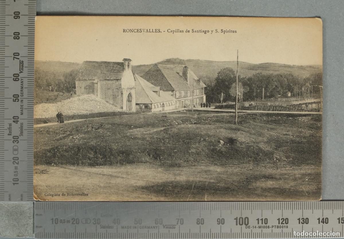 Postales: POSTAL. Roncesvalles - Capillas de Santiago y S. Spiritus
