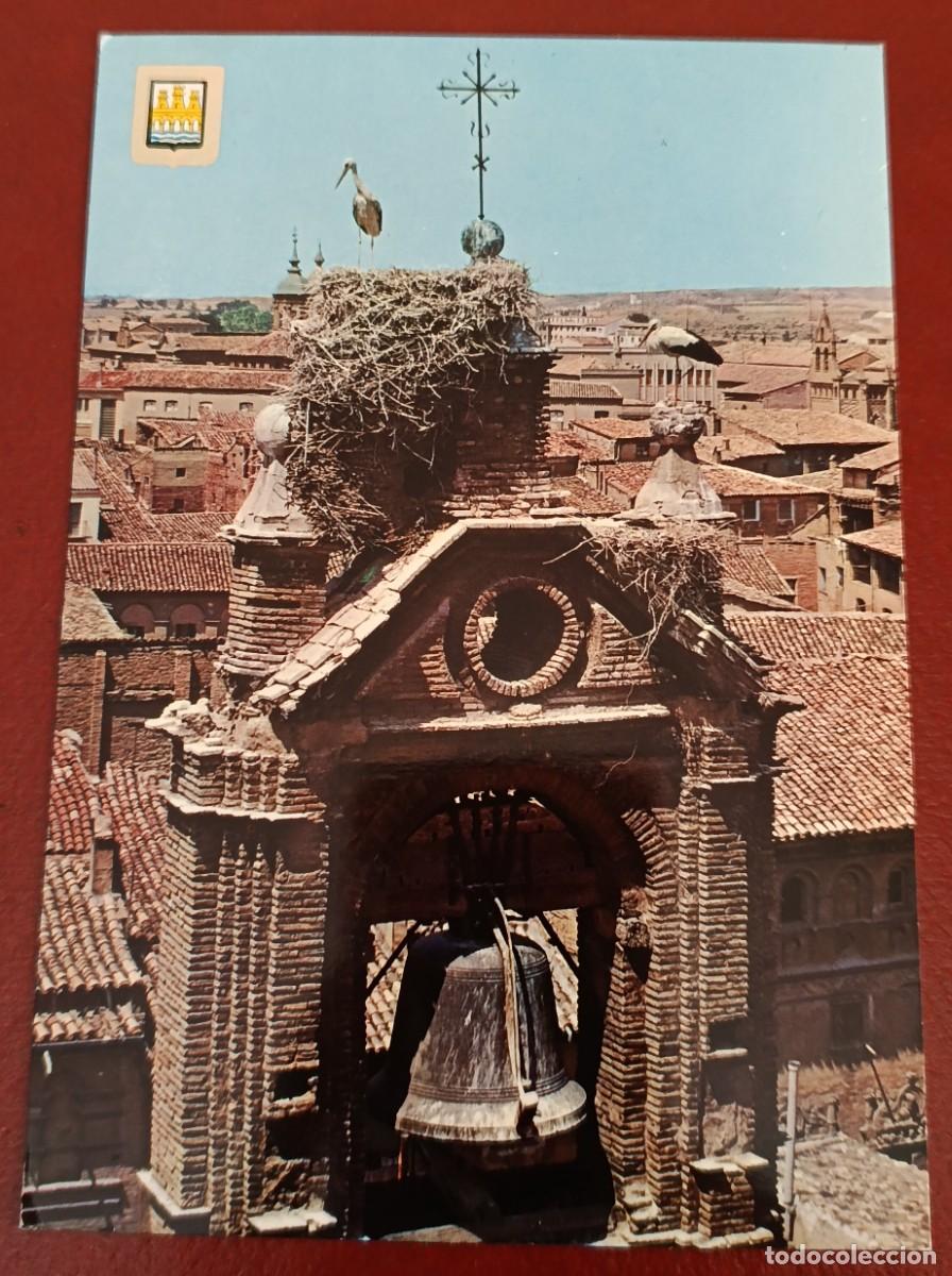 Postales: POSTAL TORRE DEL AYUNTAMIENTO - TUDELA - NAVARRA 1970 - COMERCIAL ESCUDO DE ORO