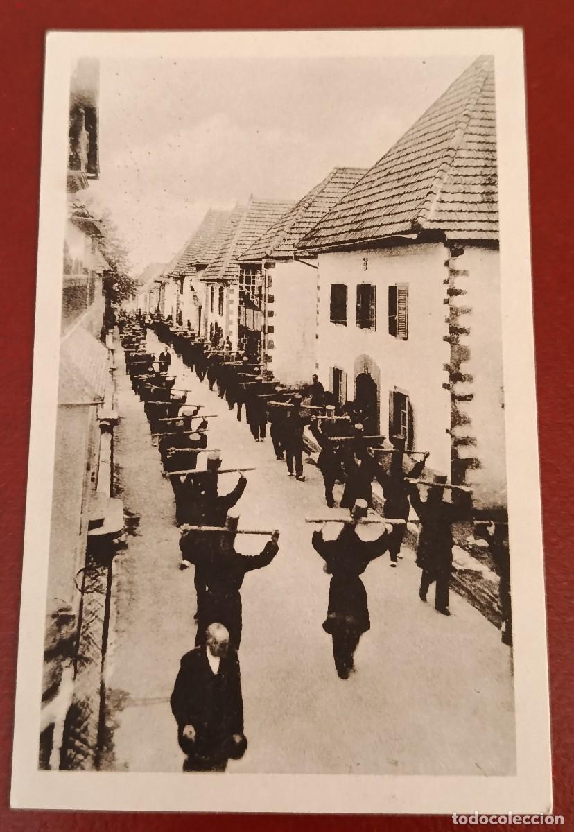 Postales: TARJETA POSTAL LOS ROMEROS DEL VALLE DE ARCE - BURGUETE 1920/30 - HAUSER Y MENET