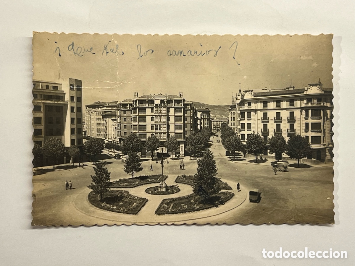 Postales: PAMPLONA Postal No.25, Plaza del Pr&iacute;ncipe de Viana, Garc&iacute;a Garrabella (a.1951) circulada