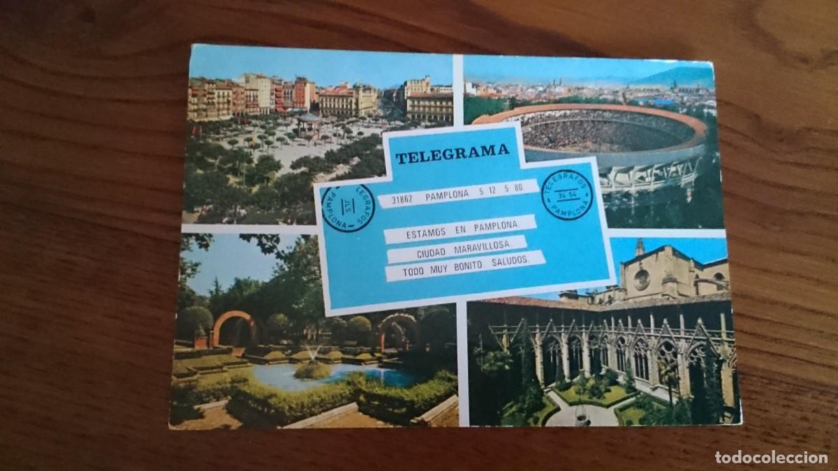Postales: TARJETA POSTAL PAMPLONA DIFERENTES VISTAS - CIRCULADA