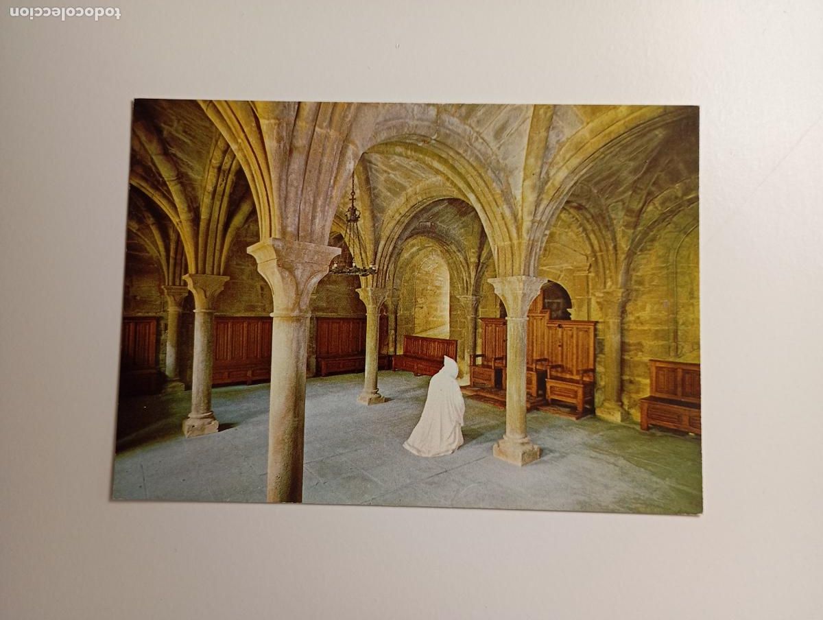 Postales: POSTAL DE MONASTERIO DE LA OLIVA. SALA CAPITULAR. CARCASTILLO. NAVARRA. TDKP30M