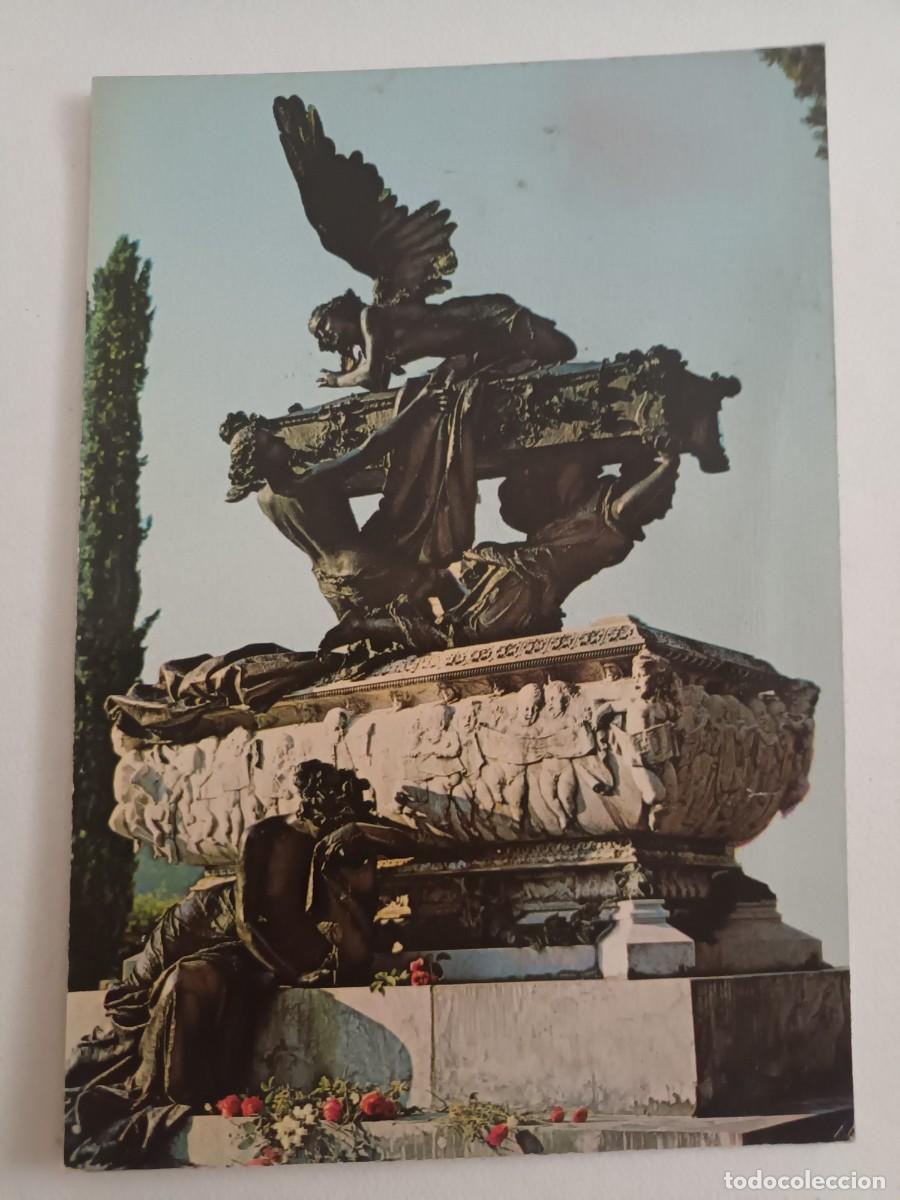Postales: RONCAL. MAUSOLEO DE GAYARRE. OBRA DE BENLLIURE (1966) - FRANQUEO
