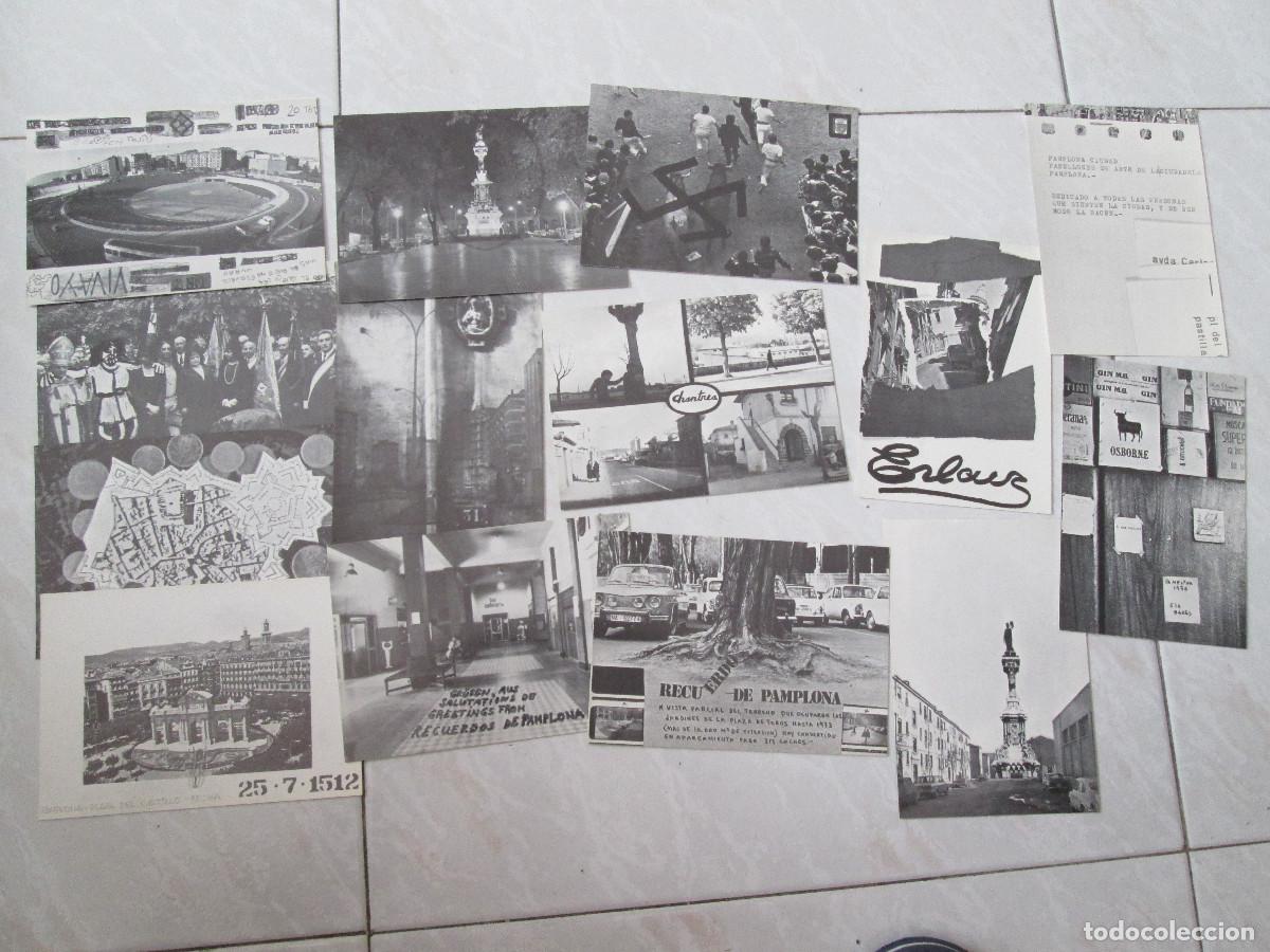 Postales: 14 POSTALES FOTOMONTAJE - EXPOSICION PAMPLONA 1976 - ESLAVA - SALAVERRI - AZKETA - MANTEROLA ETC...