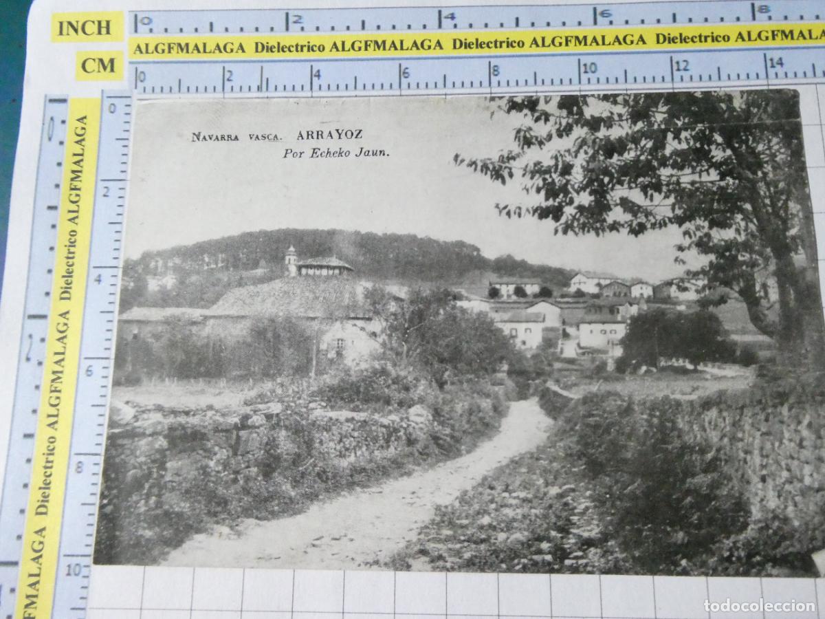Postales: L&Aacute;MINA PAPEL NO POSTAL. NAVARRA VASCA ARRAYOZ POR ECHEKO JAUN. 4769