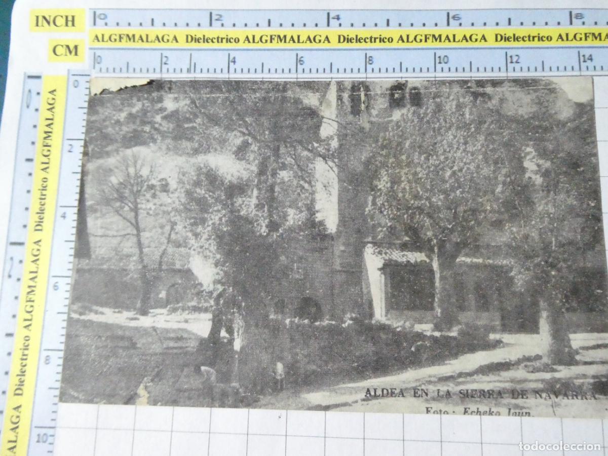 Postales: L&Aacute;MINA PAPEL NO POSTAL. ALDEA EN LA SIERRA DE NAVARRA POR ECHEKO JAUN. 4770