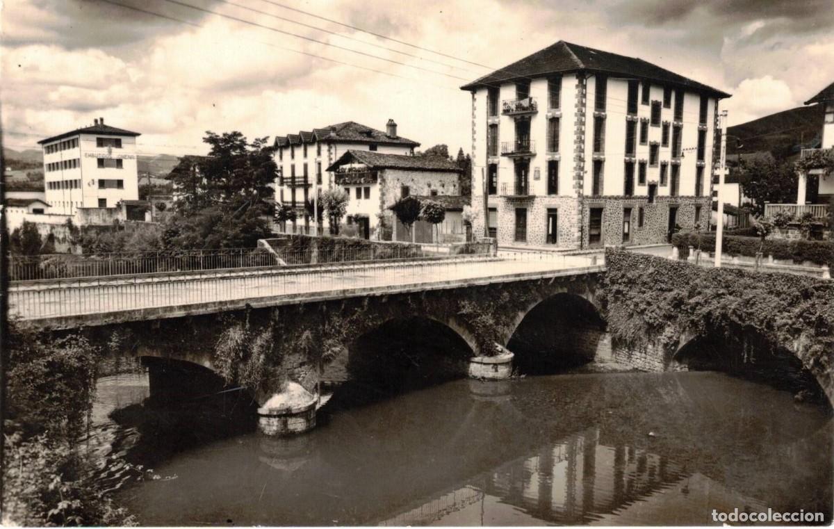 Postales: :::: LC641 - POSTAL ELIZONDO - NAVARRA - PUENTE DEL CUARTEL - ED. SICILIA