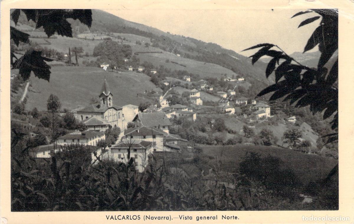 Postales: Postal de Valcarlos Navarra Vista General Norte