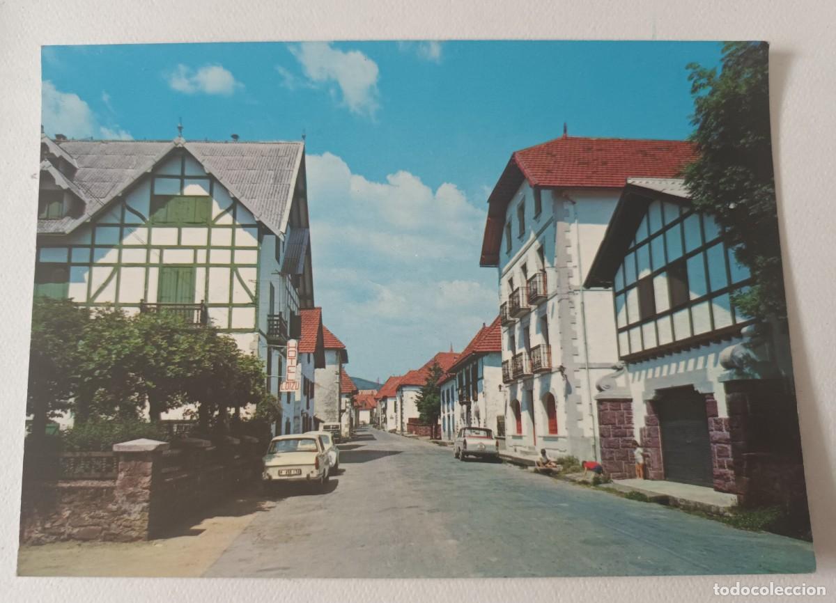Cartoline: BURGUETE. HOTEL LOIZU Y CARRETERA DE FRANCIA (1967) - PIRINEO NAVARRO