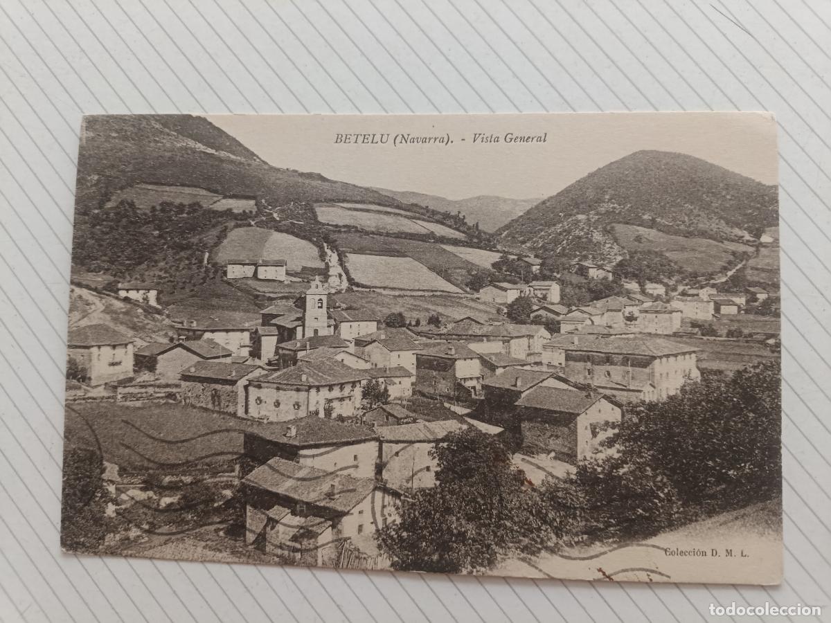 Postales: Betelu, Navarra. Postal antigua, circulada con sello de Alfonso XIII 1924