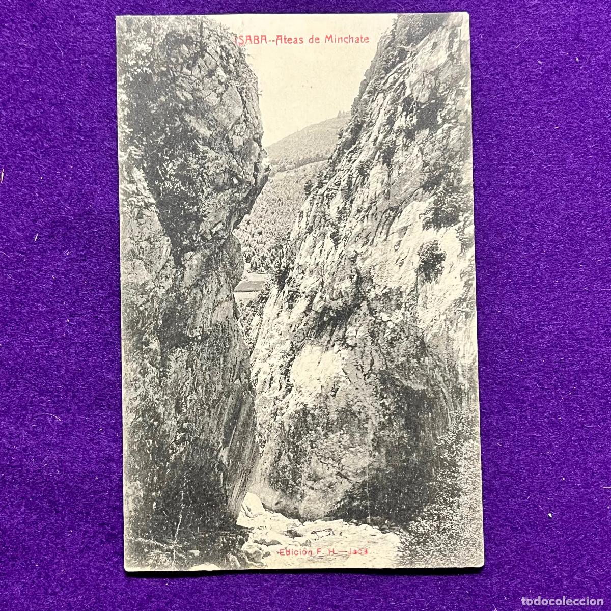 Postales: POSTAL DE ISABA (NAVARRA). ATEAS DE MINCHATE. - Foto 1